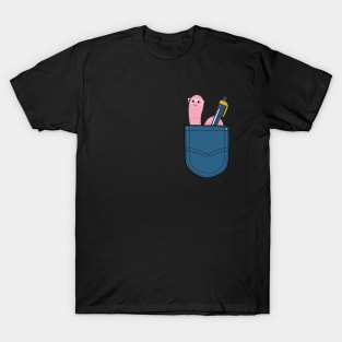 Book Worm In A Pocket T-Shirt